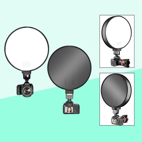 Round Softbox Portable Studio Flash Diffuser Light Softbox, Foldable Round Shape Softbox Diffuser Speedlight Umbrella Diffuser with Carrying Bag for Portrait and Product Photograph in Kuwait