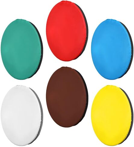 PRETYZOOM 6pcs 18cm Flash Diffuser and Camera Light Reflector Set for Photography Softening Studio Video Lighting, Portable Mixed Style Reflectors for Professional Photographers in Kuwait