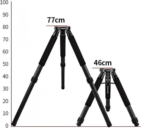 Carbon Fiber Telescope Equatorial Base Mount Tripod 50KG/110Lb High Load Capacity in Kuwait