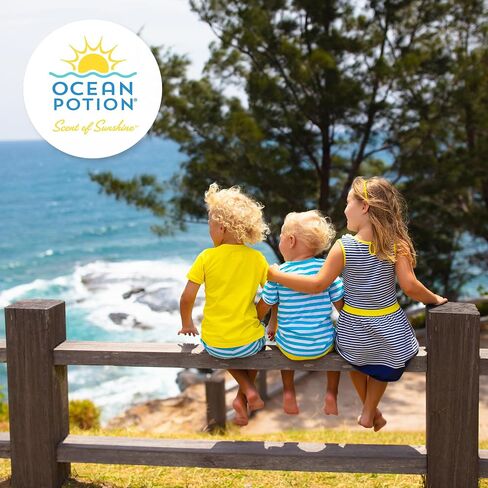 Ocean Potion Kids Sunscreen SPF 50, Broad Spectrum UVA/UVB Protection with Aloe and Vitamin E, Non-Greasy Sunscreen Lotion for Kids, Travel Size Sunscreen, 3.4 oz in Kuwait
