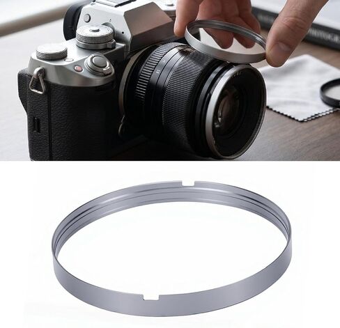 Fabater Lens, Compatible with RF 24-70mm 24-105mm 18-150mm Camera Lenses, Replacement Part with Aluminum Alloy Silver Design for Lens Protection and Longevity in Kuwait