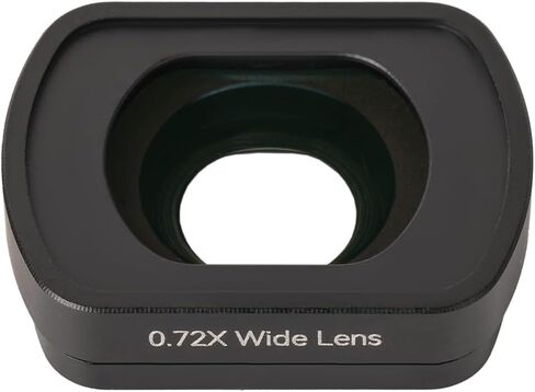 Wide Angle Lens for DJI Osmo Pocket 4 Handheld Camera 0.72 x 108° Magnetic Wide Lens Kit (1pcs Wide Angle Lens) in Kuwait