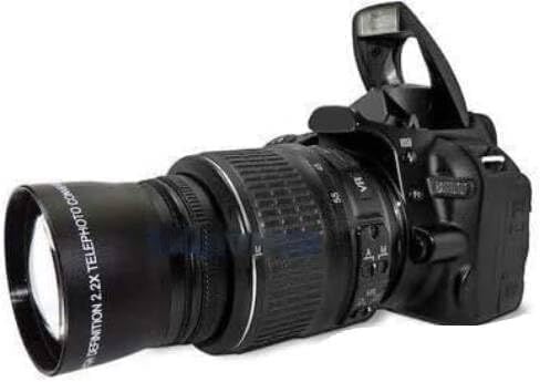 HD 52MM HD Sport Action 2X Tele Zoom Lens for Nikon D3200,D3000 D5300 D5000 D5200 D3300 D90 D80 D40 D40X D70, (Important Note: Work Only with Lenses 52MM Filter Thread Size) in Kuwait