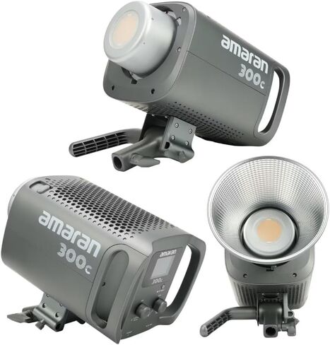 Aputure Amaran 300c RGB COB Video Light Bowen Mount,300w Photography Lighting Kit,App Control,2,500K to 7,500K Led Studio Light for Live Streaming,Video Recording,Content Creation,Tiktok | 300w ,App Control,2,500K to 7,500K Led Studio Light for Live Strea in Kuwait