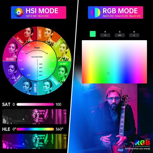 GVM Upgraded 680 RGB LED Video Light with Lightings Stand Kit, 50W Photography Lighting with Bluetooth Control, Studio Light with 18 Lighting Scenes, led Panel Lights for Video Recording, 8500lux/0.5m in Kuwait