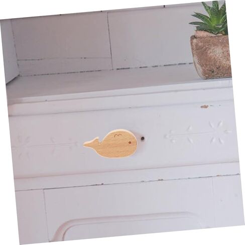12pcs Cute Wooden Animal Drawer Knobs Natural Decorative Cabinet Pulls for Dresser Nursery and Furniture with Screws Easy to Install Versatile Animal Designs in Kuwait
