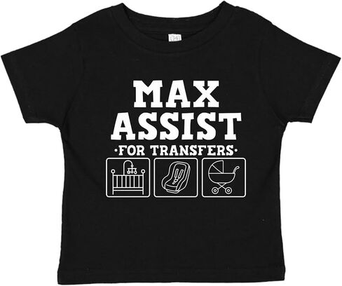 Max Assist for Transfers Physical Therapist Baby Bodysuit One Piece Or Toddler Shirt Funny PT Therapy Baby Outfit in Kuwait