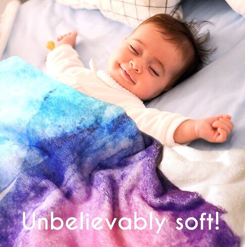 Evovee Baby Monthly Milestone Blanket Girl Boy Unisex Gender Neurtal Month Age Photo Photography Backdrop Newborn Props Nursery Decor Fleece Marker New Moms - Butterfly in Kuwait