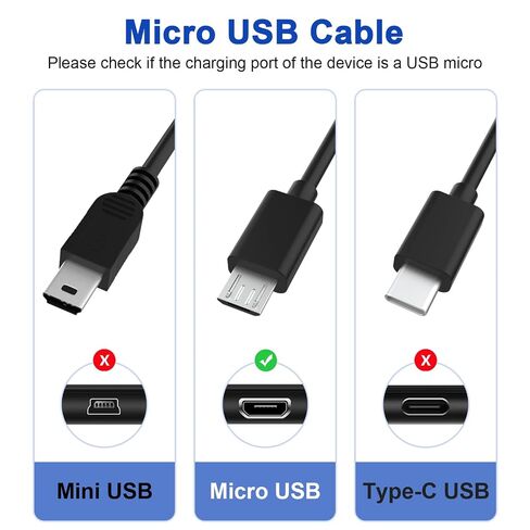 Camera Micro USB Cable Compatible with Sony Alpha A6000 A6300 A6400 A6500 A5100 A5000 A77II A7IIK A99II, Cyber-Shot DSC-HX200V DSC-HX400 DSC-HX80 DSC-RX10 DSC-RX100 DSCWX220 DSCWX350 Camera, 5ft in Kuwait