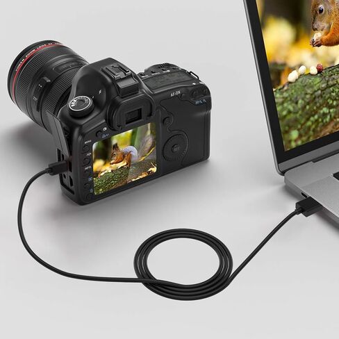 Camera Micro USB Cable Compatible with Sony Alpha A6000 A6300 A6400 A6500 A5100 A5000 A77II A7IIK A99II, Cyber-Shot DSC-HX200V DSC-HX400 DSC-HX80 DSC-RX10 DSC-RX100 DSCWX220 DSCWX350 Camera, 5ft in Kuwait