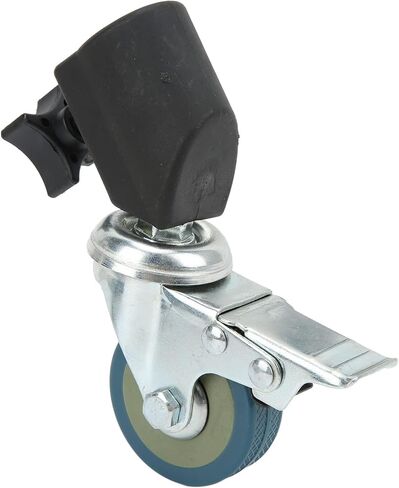 22mm Professional Swivel Caster Wheels Set, Universal Rotation with Brake Photography C Stand Rolling Wheels Kit for Studio Photo, 3 Packs in Kuwait