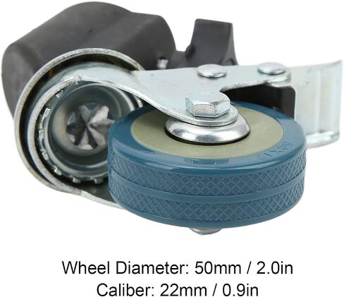 22mm Professional Swivel Caster Wheels Set, Universal Rotation with Brake Photography C Stand Rolling Wheels Kit for Studio Photo, 3 Packs in Kuwait