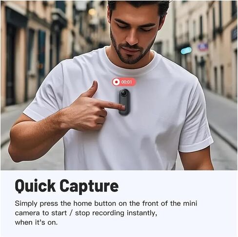 Full HD WiFi Mini Body Camera Portable Video Recorder with Battery for Motorcycle Helmet Handlebar Road Sports Shooting in Kuwait