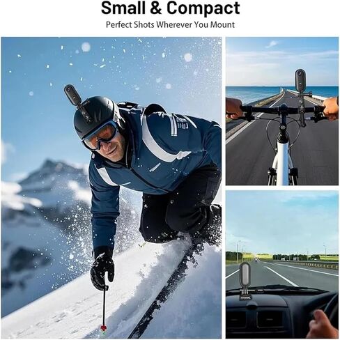 4K FHD 1080P Mini Body Camera Portable Video Recorder for Motorcycle Helmet Bike Bicycle Outdoor Sports Shooting in Kuwait
