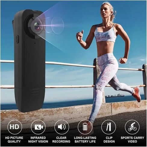 1080P Back Clip Mini Law Enforcement Recorder Portable Camera with Infrared Night Vision in Kuwait