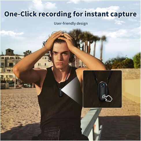 4K HD 30FPS Mini Magnetic Body Camera Wireless Back Clip Collar Cam for Pet Vlogging Cat Dog Outdoor Recording in Kuwait