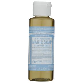Dr. Bronners Organic Unscented Baby Castile 18-in-1, 3.4 FZ in Saudi Arabia