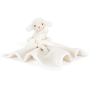 Jellycat Bashful Lamb Soother, 13.5 inches - Security Blanket & Lovey for Babies - Baby Gift in Saudi Arabia