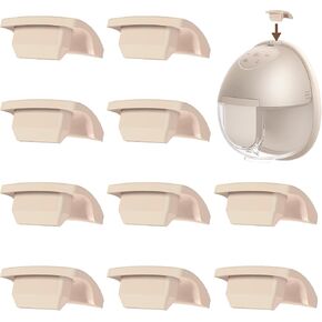 10PC Updated Anti-Leak Spout Cap Compatible with eufy E20/E10/S1/S1 Pro Wearable Breast Pump, Food-Grade Silicone, BPA Free, Dust Cover for eufy Pump, Non-Original Replacement Parts in Kuwait
