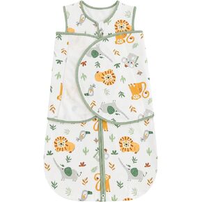 WYTbaby Baby Swaddle Sleep Sack 1.0 TOG Cotton SleepSack for Newborn | for Alls Season 0-12 Months 100% Cotton in Saudi Arabia