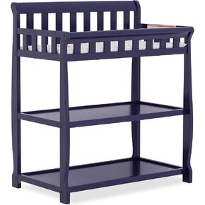 Dream On Me Ashton 2-in-1 Changing Table & Nightstand in White – Solid New Zealand Pinewood, Safety Rails, Spacious Storage Shelves & Water-Resistant Changing Pad, Converts to Nightstand in Kuwait