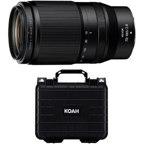 مجموعة عدسات Nikon NIKKOR Z خفيفة الوزن وصغيرة الحجم | حافظة صلبة واقية مقاومة للعوامل الجوية، 70-180 مم f 2.8 Telephoto Zoom لـ Z Mount، (عنصران) in Kuwait