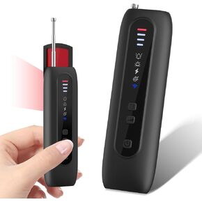 Hidden Camera Detectors 6-in-1 Bug Detector .GPS Tracker.,Listening Device Detector in Trave Bug Detector for WiFi 4G 5G Signals with Infrared Lens Finder Car,Office,Hotel,3 Sensitivity Levels in Kuwait