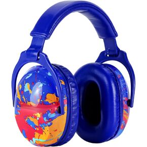 ZOHAN Kids Ear Protection 2 Pack, 25dB NRR Noise Cancelling Headphones for Kids, with Pillowy Pads, for Monster Truck, School, Autism, Sensory, Fireworks, Concerts, Events (Blue+Green) in Kuwait