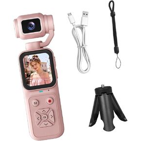 4K Vlogging Camera, Compact Handheld with Screen for Travel in Kuwait