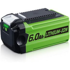 GWL1820 29462 6.0 40V بطارية ليثيوم أيون بديلة لبطارية Greenworks 40V متوافقة مع بطارية Greenworks 40Volt 29462 أدوات كهربائية لاسلكية in Kuwait