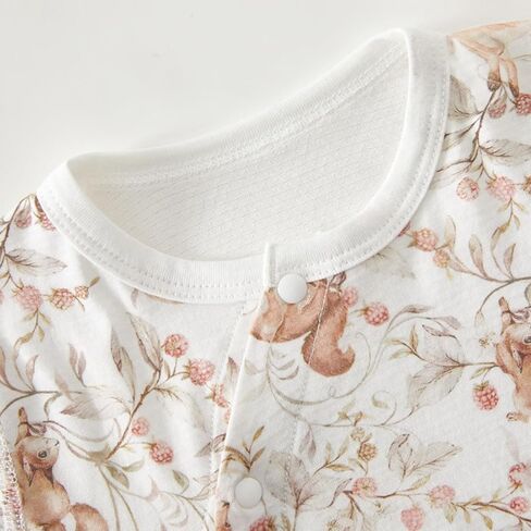 Modal Mesh Cotton 3-24M Breathable Summer Baby Romper | Ultra Soft, Airy Modal Mesh Back, Slub-Weave Cotton Front, Flatlock Seams, Easy Diaper Changes in Kuwait