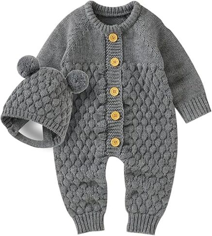 Baby Knit Romper Newborn Long Sleeve in Kuwait
