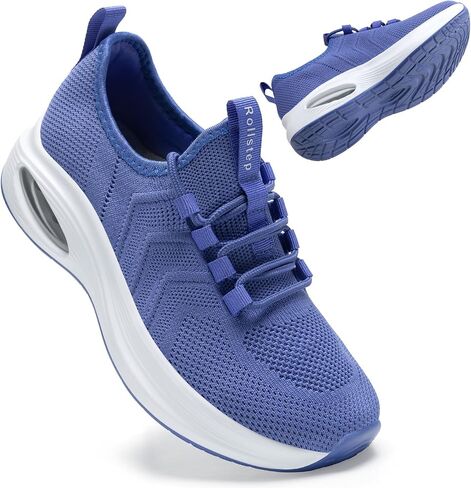 Wide Toe Box Shoes Women Extra Wide Width Sneakers Air Cushion Road Running Shoes Ultra Light Tennis Gym Workout Training Shoes Breathable Walking Shoes with Arch Support in Kuwait