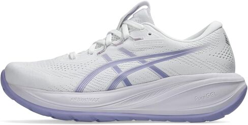 ASICS Women's Gel-Cumulus 28 Running Shoes, 8.5, White/Bluebell in Kuwait