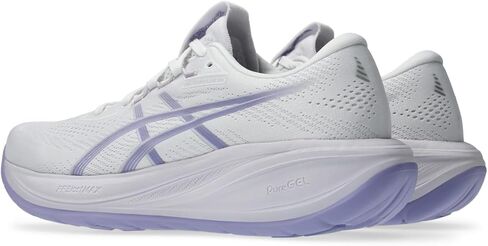 ASICS Women's Gel-Cumulus 28 Running Shoes, 8.5, White/Bluebell in Kuwait