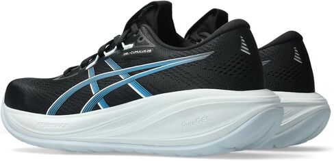 ASICS Women's Gel-Cumulus 28 Running Shoes, 10, Black/Aegean Blue in Kuwait