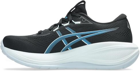 ASICS Women's Gel-Cumulus 28 Running Shoes, 10, Black/Aegean Blue in Kuwait
