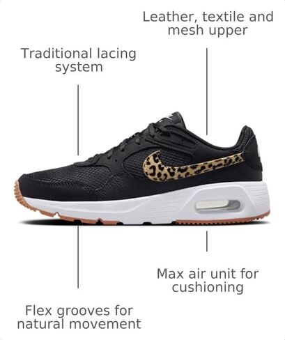 Nike Air Max SC Women's Shoes (FZ2649-001, Black/Hemp/White/Sesame) Size 6 in Kuwait