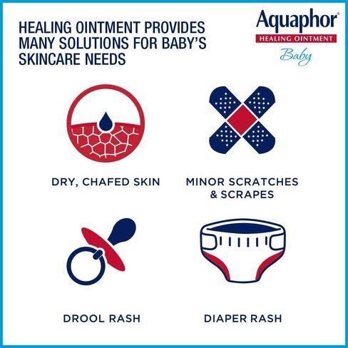 Aquaphor Baby Healing Ointment Diaper Rash and Dry Skin Protectant , 14 Fl. Oz. Jar in Kuwait
