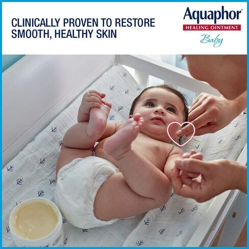 Aquaphor Baby Healing Ointment Diaper Rash and Dry Skin Protectant , 14 Fl. Oz. Jar in Kuwait