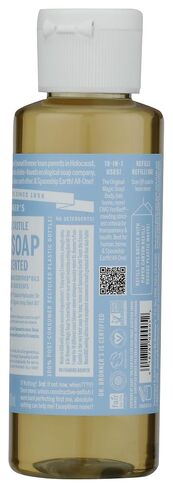 Dr. Bronners Organic Unscented Baby Castile 18-in-1, 3.4 FZ in Kuwait