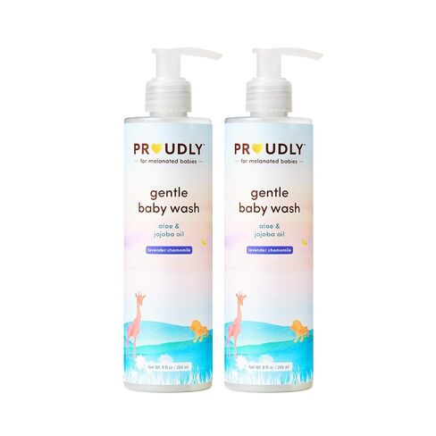 PROUDLY Gentle Baby Wash by Gabrielle Union & Dwyane Wade, for Black & Brown Babies & Dry, Sensitive Skin, Tear-Free, pH Balance, Lavender Chamomile in Kuwait