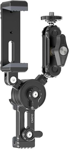 jusmo CM010 Cell Phone Fence Mount Game Changer Mounting Kit for GoPro, iPhone, AKASO, DJI Osmo Action, Insta360, Mevo Start for Recording Baseball Softball Tennis Gamechanger Streaming Kit in Kuwait