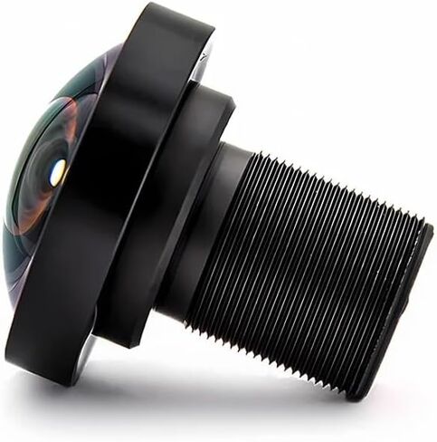 HD 12MP M12 Installation with 1.9mm Distortion Free fisheye Lens 1/2 "Image Format F1.8 Aperture, Equipped with 650nm Infrared Filter(Without Filter) in Kuwait