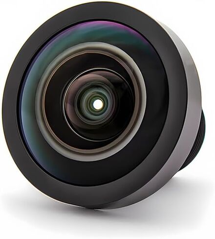 HD 12MP M12 Installation with 1.9mm Distortion Free fisheye Lens 1/2 "Image Format F1.8 Aperture, Equipped with 650nm Infrared Filter(Without Filter) in Kuwait