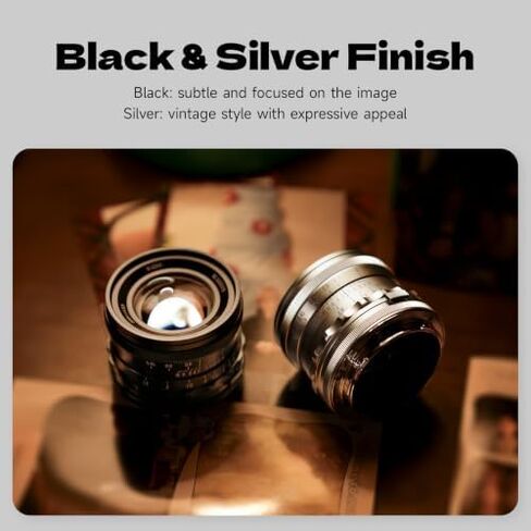 Brightin Star 35mm F1.4 MF Manual Focus Full Frame Lens for L Mount Silver in Kuwait