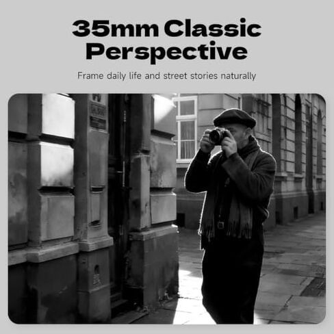 Brightin Star 35mm F1.4 MF Manual Focus Full Frame Lens for L Mount Silver in Kuwait