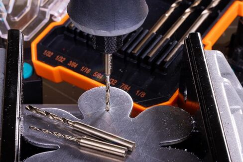 8-Piece M35 Cobalt Multi-Purpose Drill Bit Set, with 1/8" Straight Shank for Rotary Tools, SAE Sizes 1/32"-3/64"-1/16"-5/64"-3/32"-7/64"-1/8" in Storage Case in Kuwait