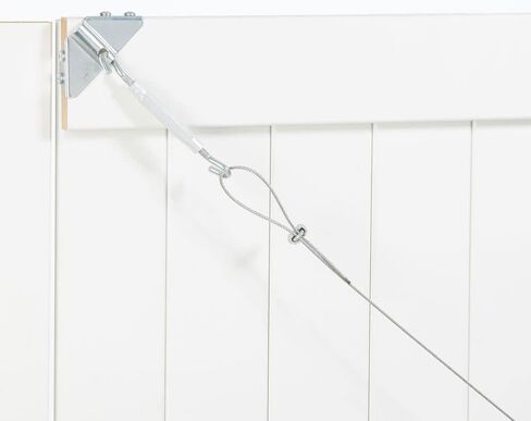 National Hardware Anti-Sag Gate Kit, Heavy-Gauge Steel, Zinc Plated | Corrects and Prevents Gate Sag Up to 7.5 ft Diagonal; Cable, Turnbuckle, Brackets and Screws Included in Kuwait