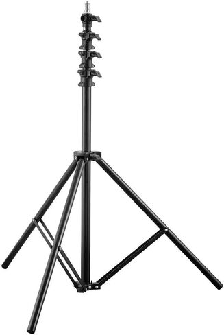 Meking MZ Series 9' 4-Section Air-Cushioned Light Stand, Black in Kuwait